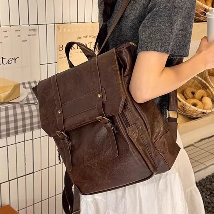 Damen-Rucksack aus PU-Leder, l – Leather Backpack Vintage Bewertung und Preis