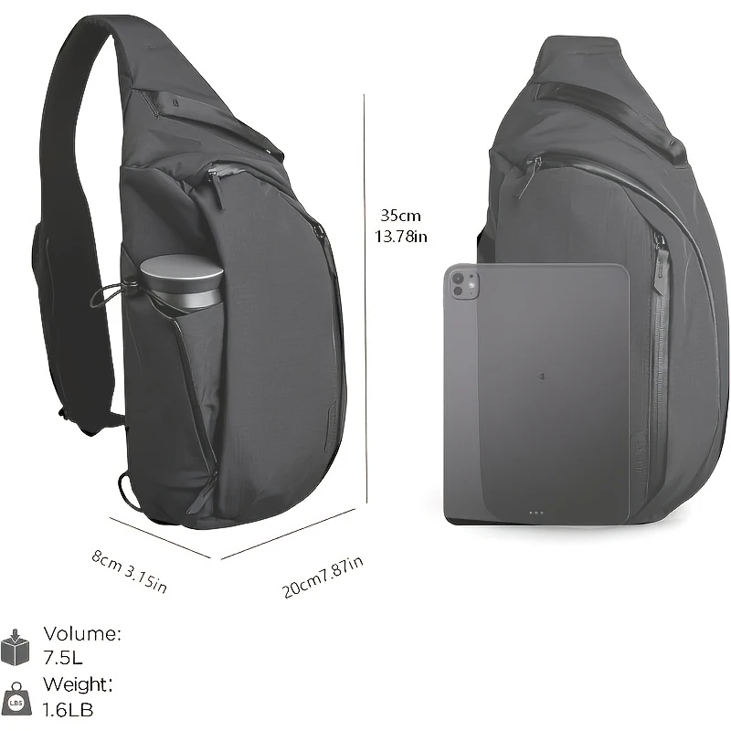 Brusttasche für die rechte Sch – Sling Backpack Shoulder Bewertung und Preis