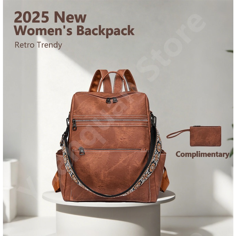 2026 neue frauen PU Leder Wass – Travel Backpack Anti Theft Bewertung und Preis