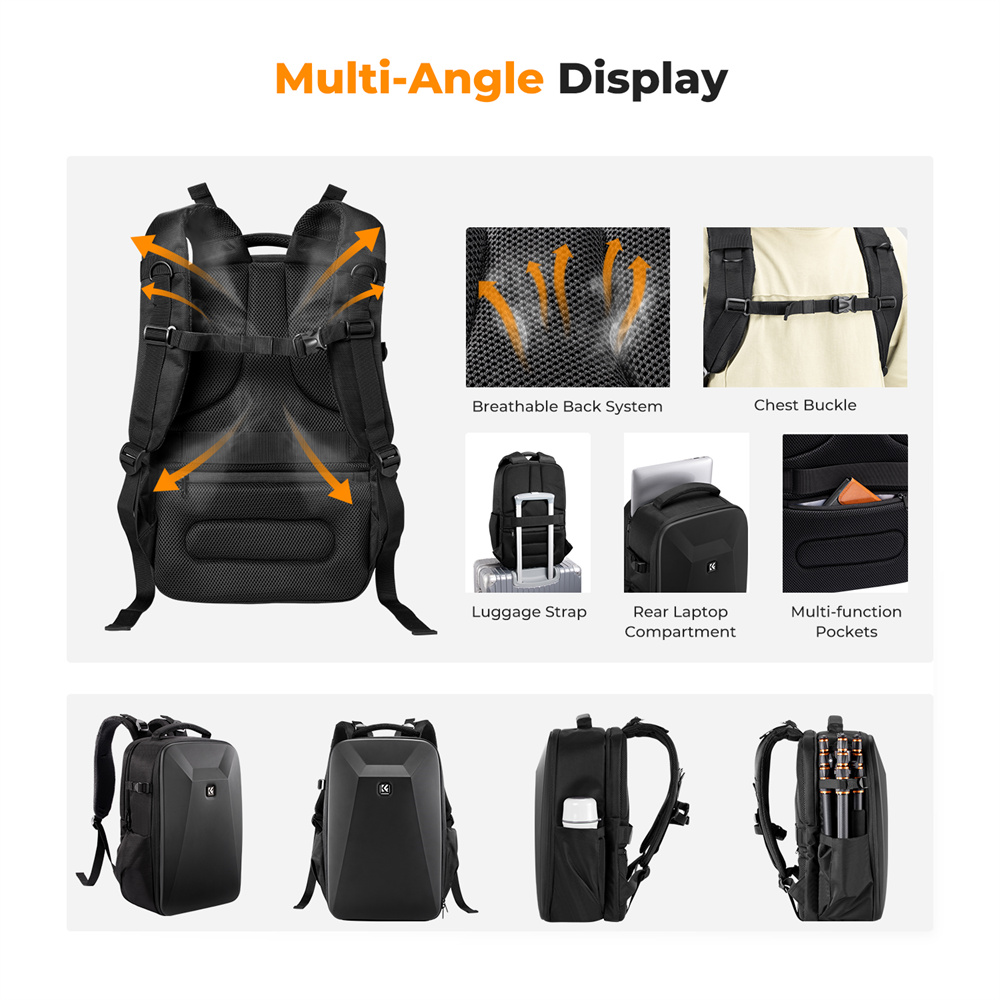 K&F CONCEPT Kameratasche mit g – Rain Cover Backpack Bewertung und Preis